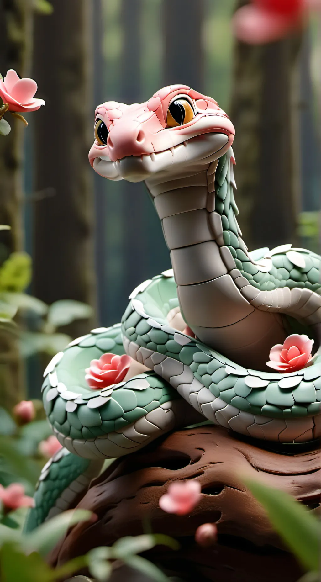 ai character: Lotus background