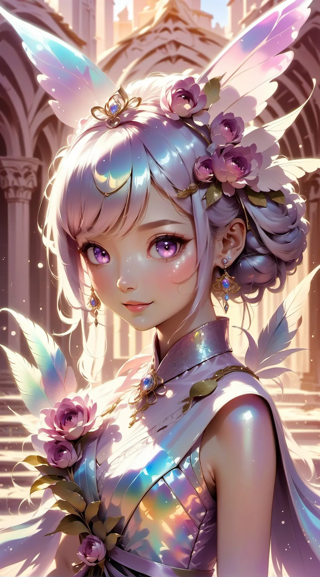 ai character: The Sqauds wedding background