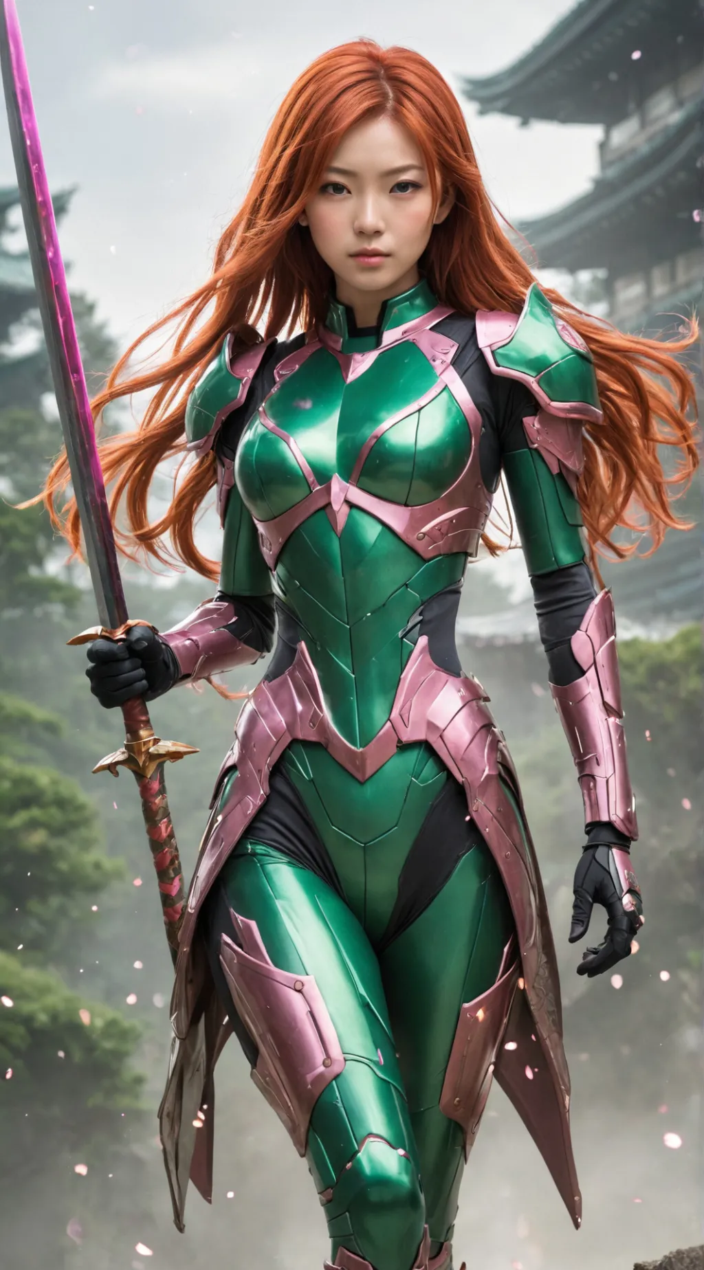 ai character: Minika Hasashi background