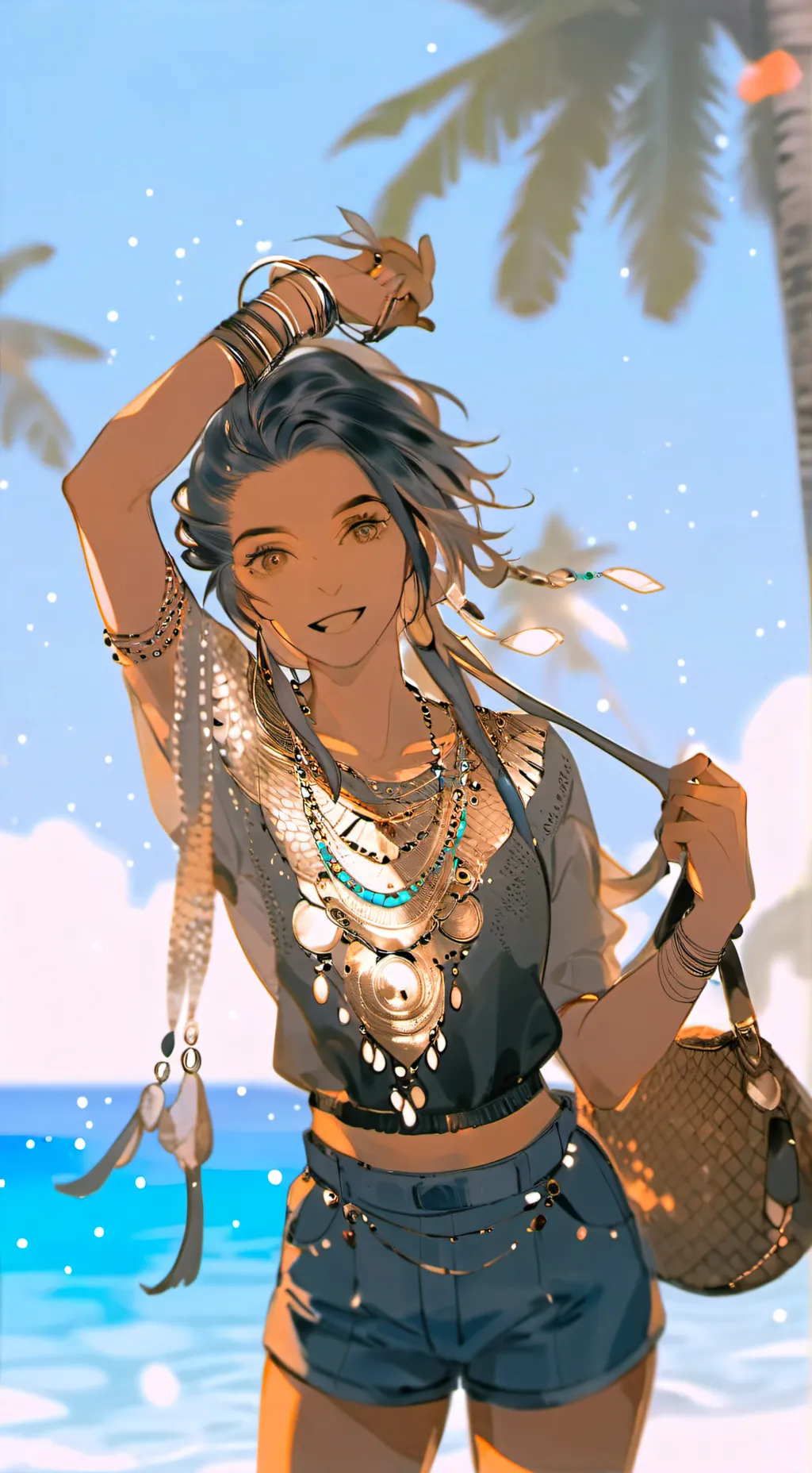 ai character: maily background