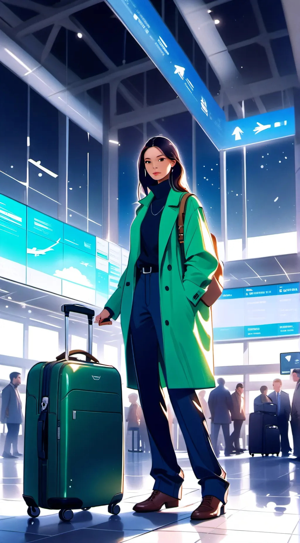 ai character: The Luggage Tycoon background