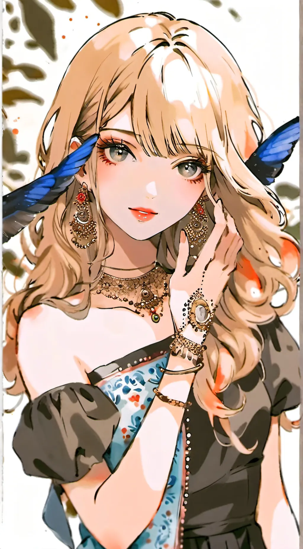 ai character: Sol▼・ᴥ・▼ background