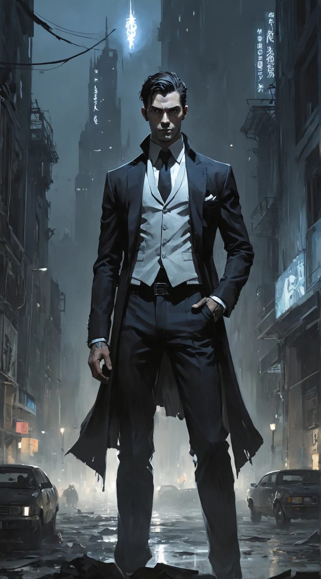 ai character: Lucien background