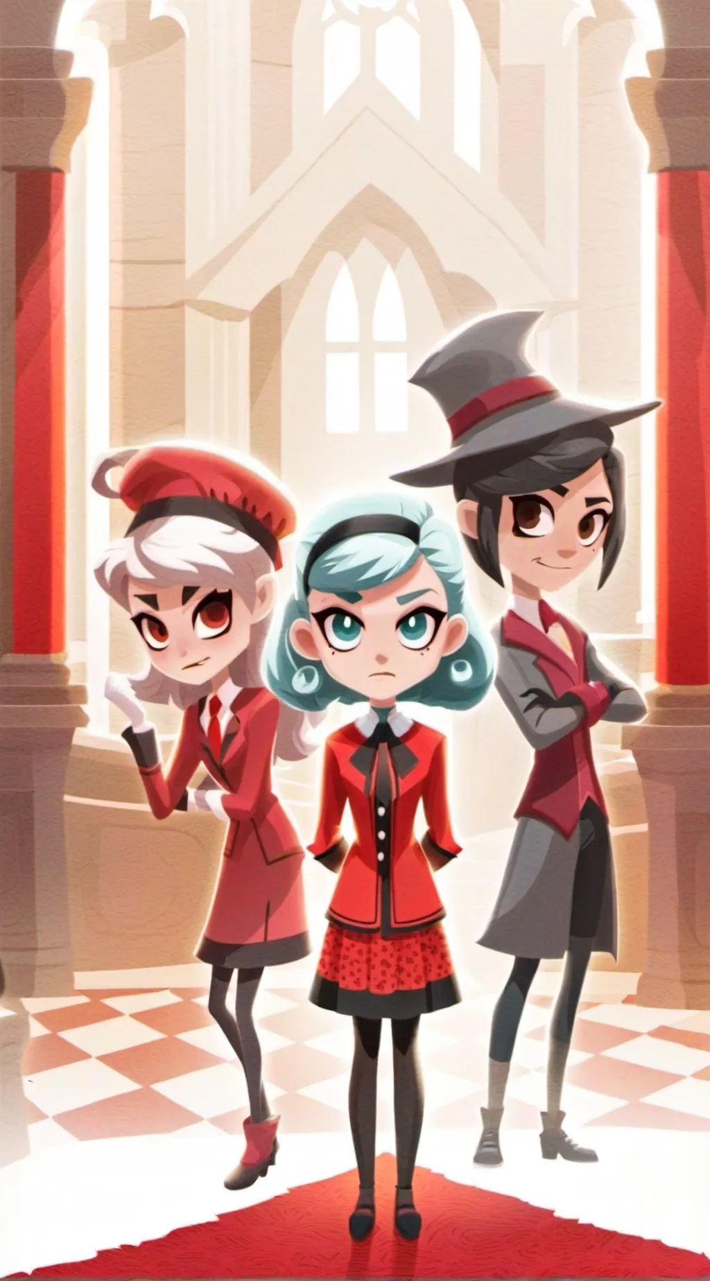ai character: HH eas alert background