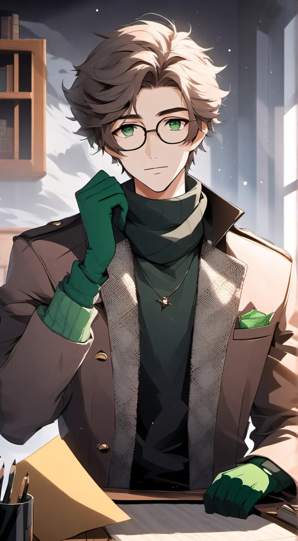 ai character: Fritz background