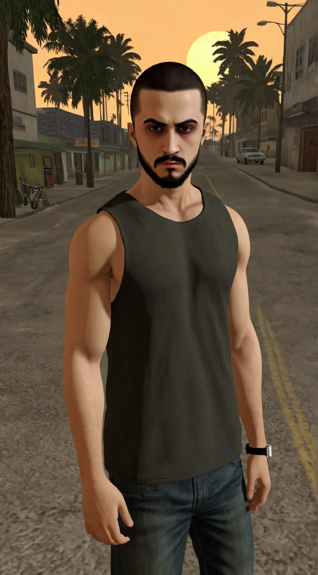 ai character: GTA SAN ANDREAS background