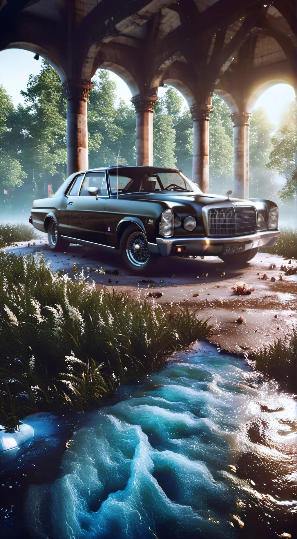 ai character: car background