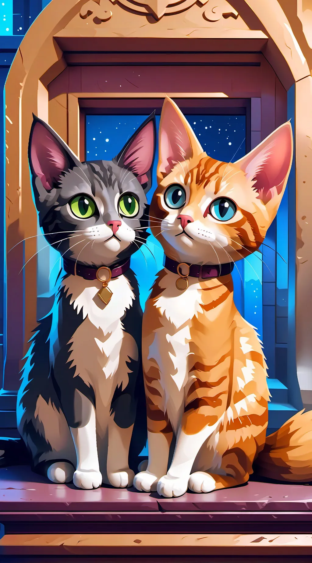 ai character: Lilly and Solo background