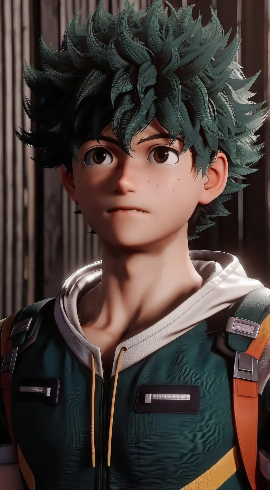ai character: nose habla de deku background