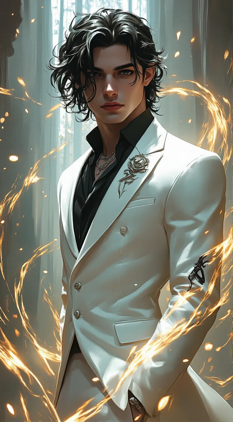 ai character: Michele  background