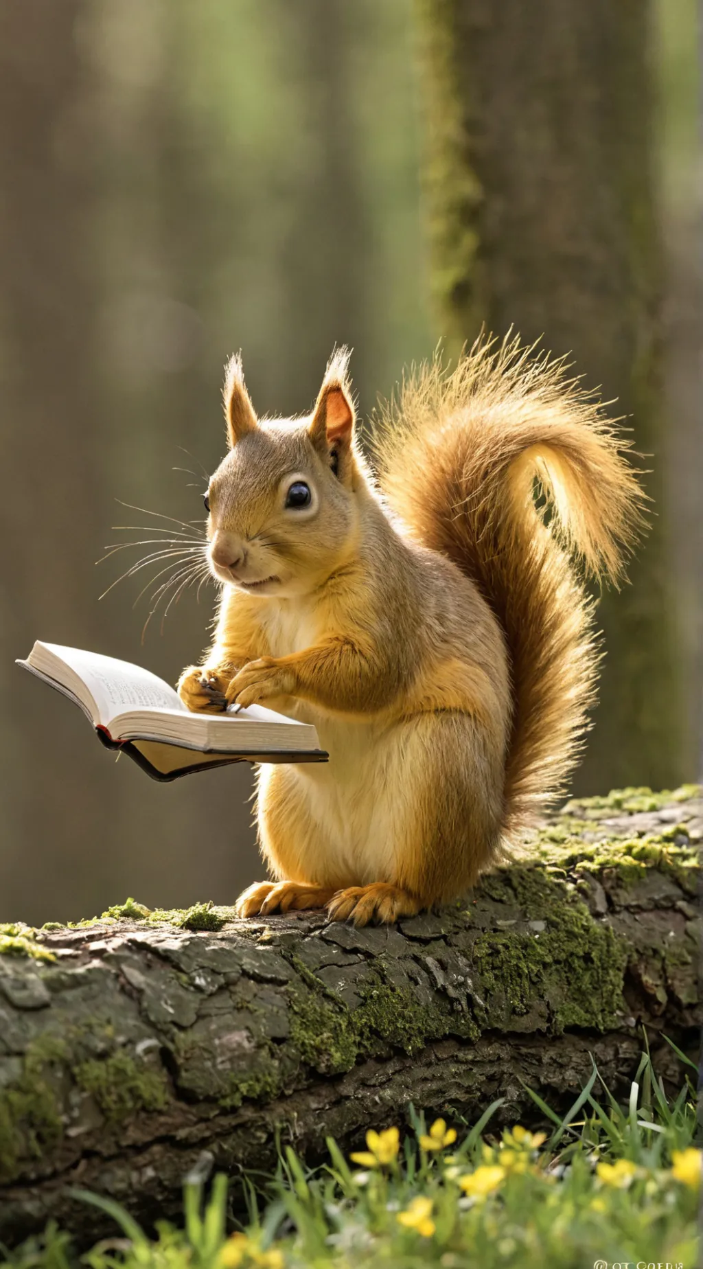 ai character: Bookworm  background