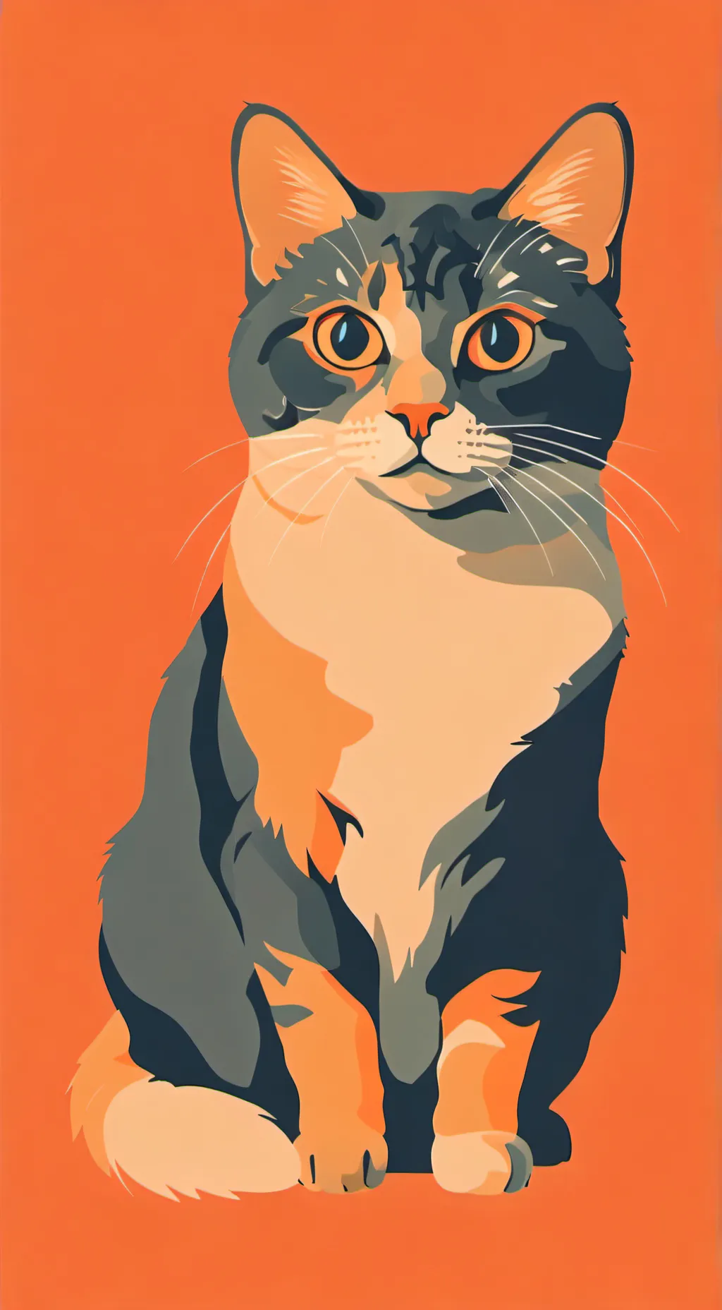 ai character: Cat background