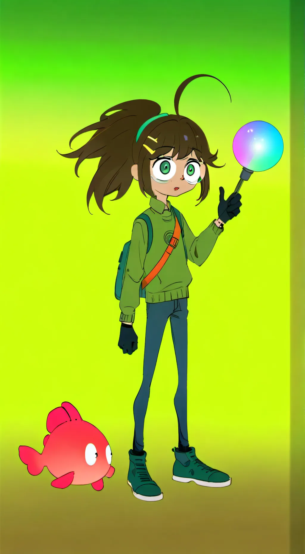 ai character: Earth Stone background
