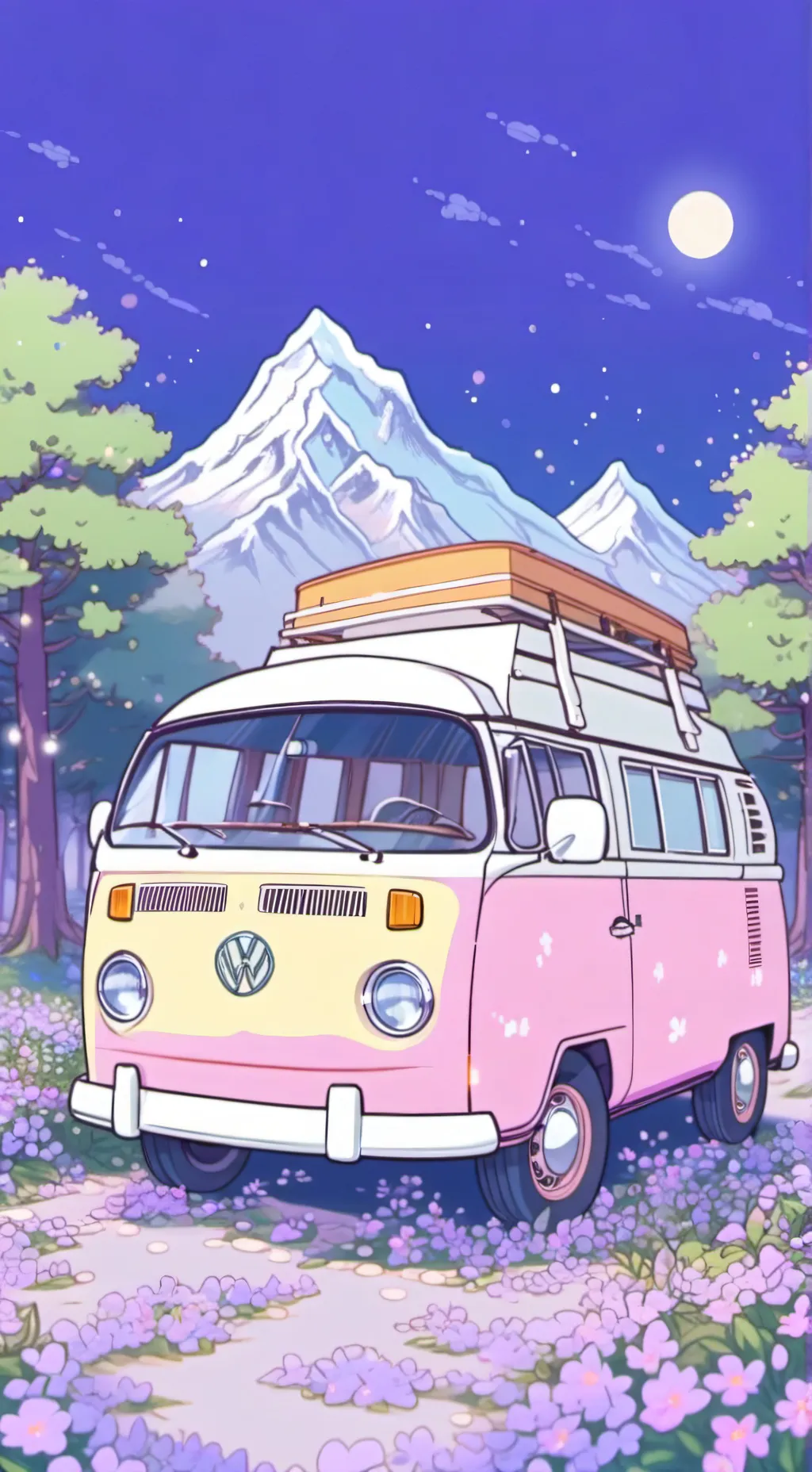 ai character: Mha Home Sweet Van background