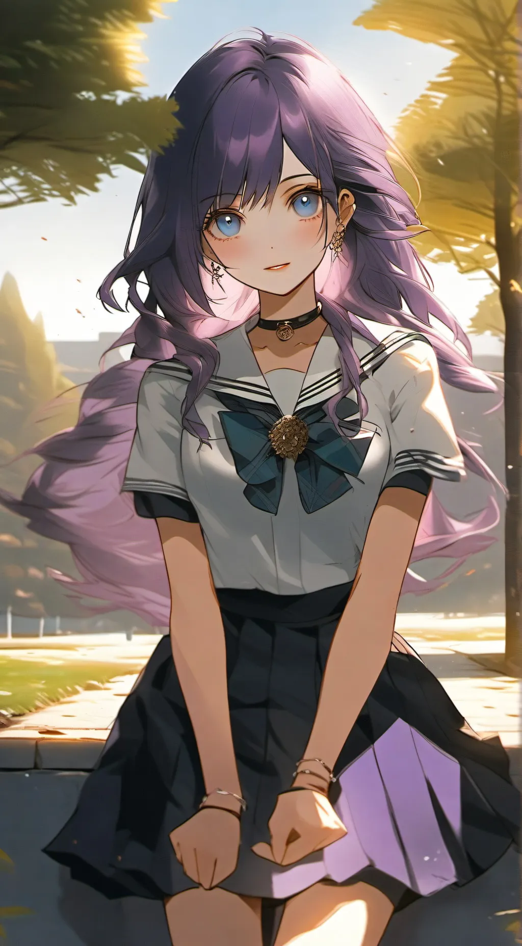ai character: Mha classroom  background