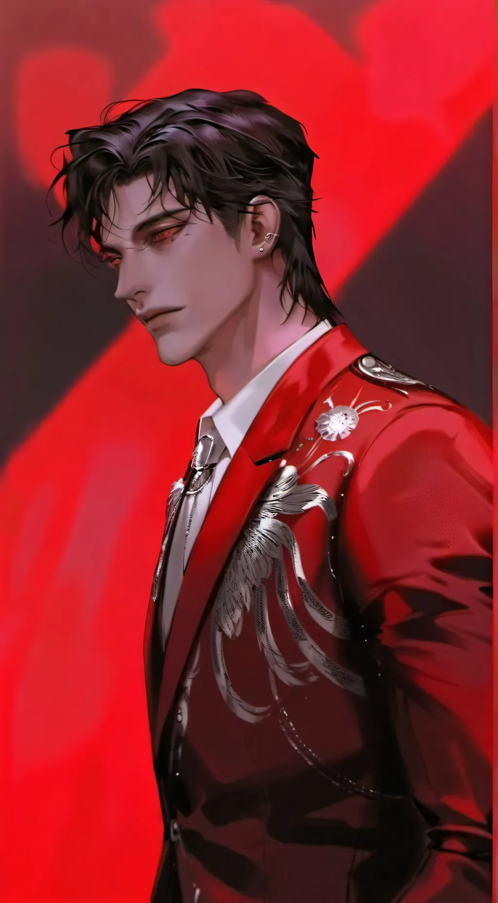 ai character: Kevin🖤☄️ background