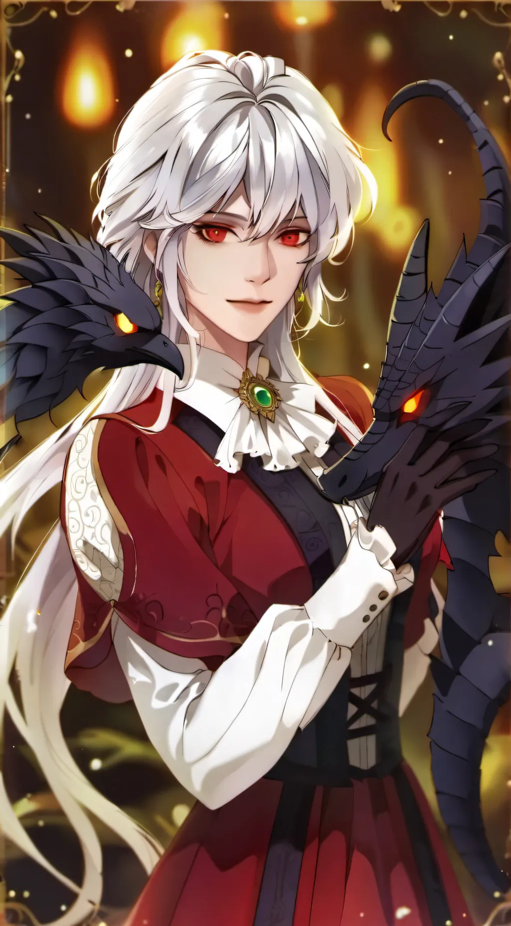 ai character: monster queen love background