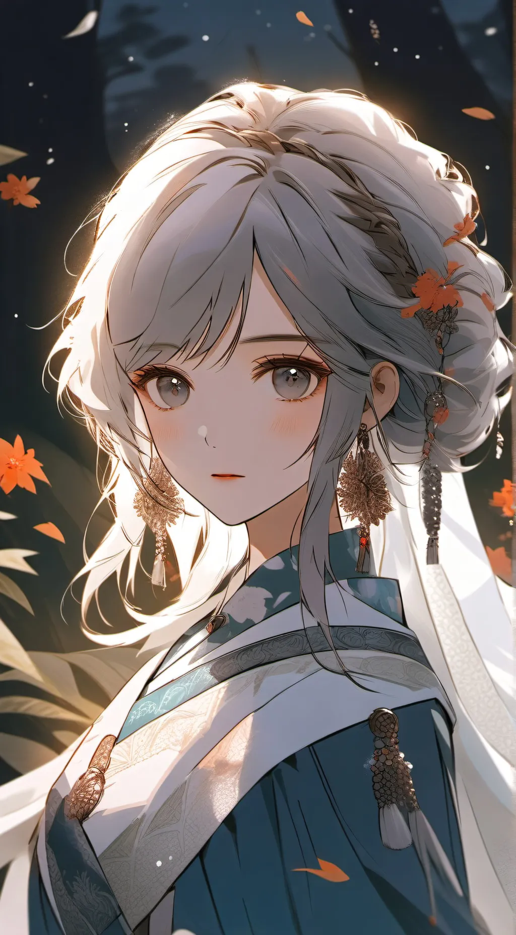 ai character: Kiana  background