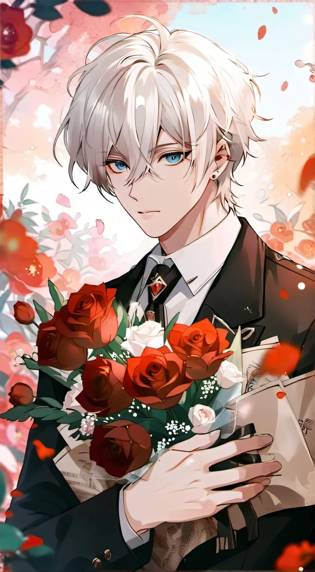 ai character: Séraphin  background