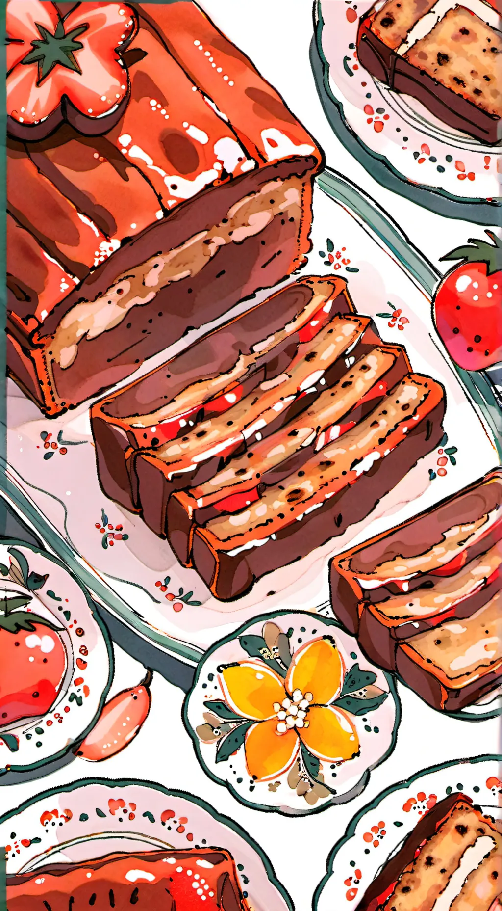 ai character: Fruitcake<3 background
