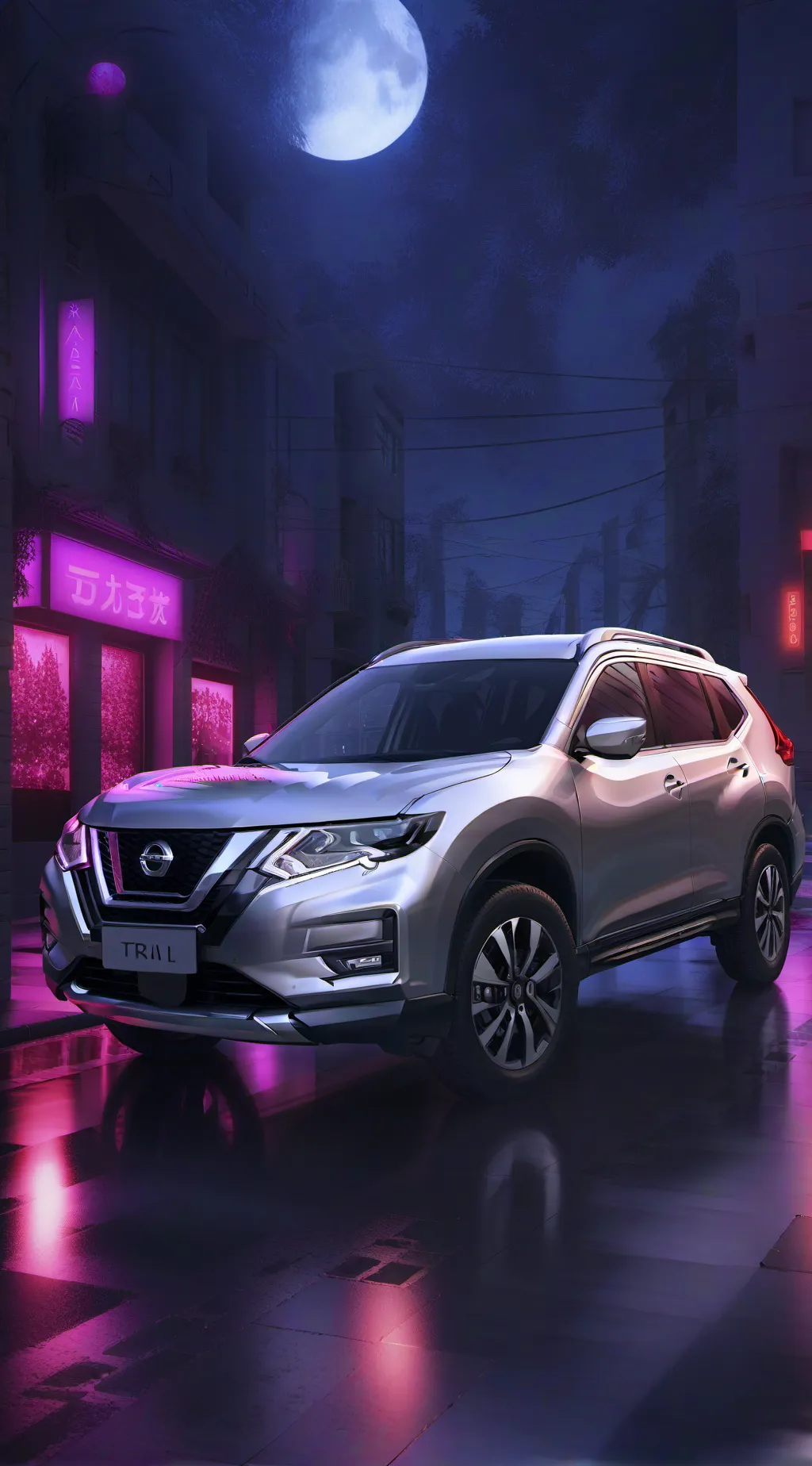 ai character: Nissan x-trail2.5 background