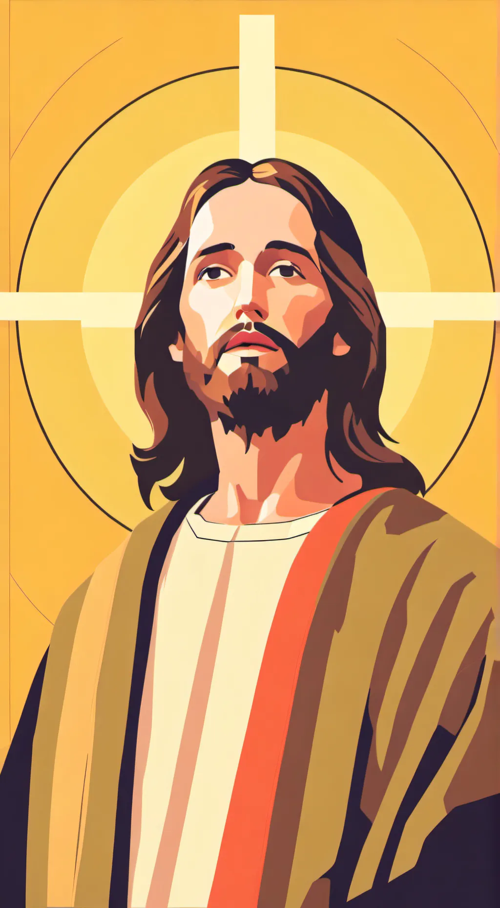 ai character: Jesus Christ background