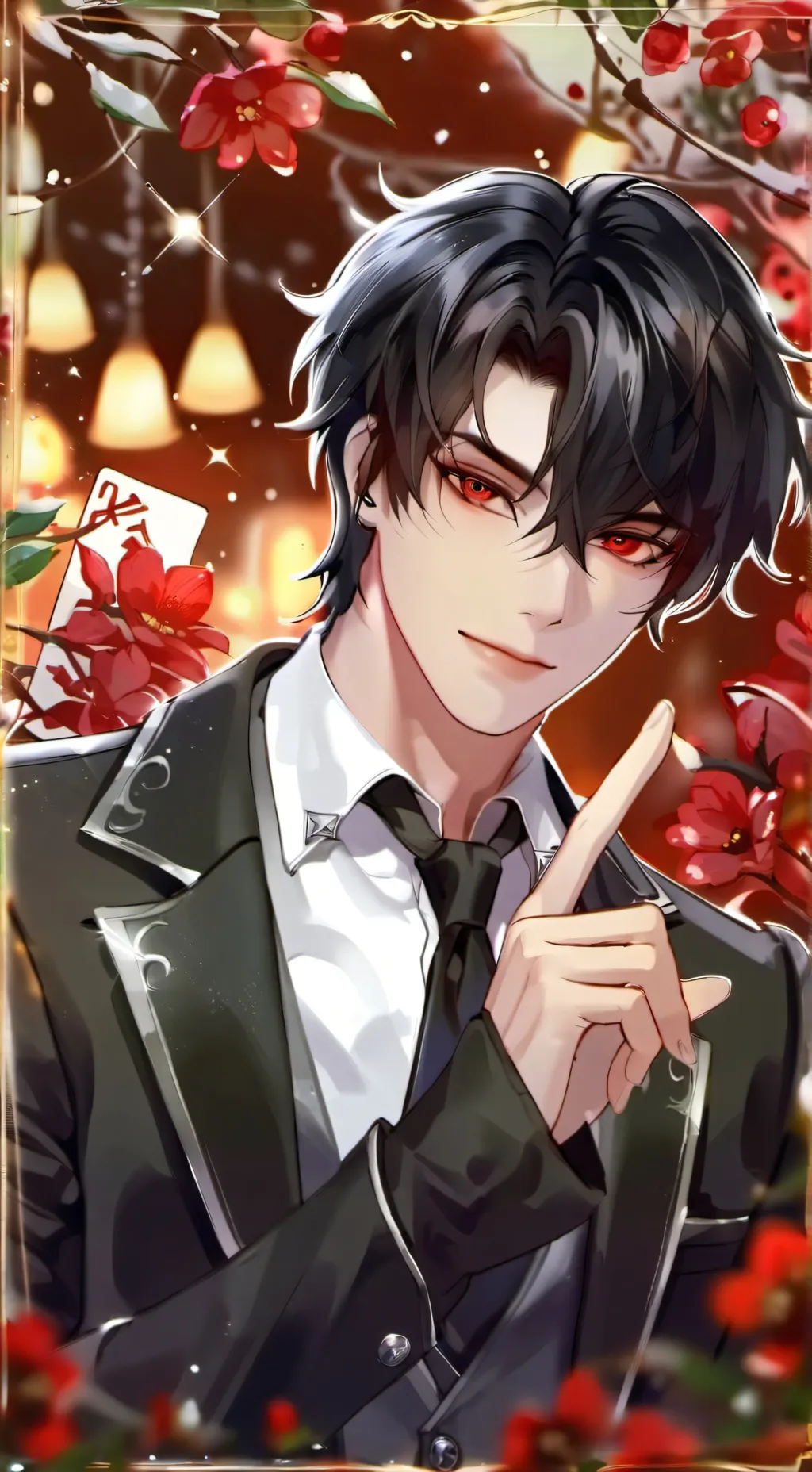 ai character: Axel  background