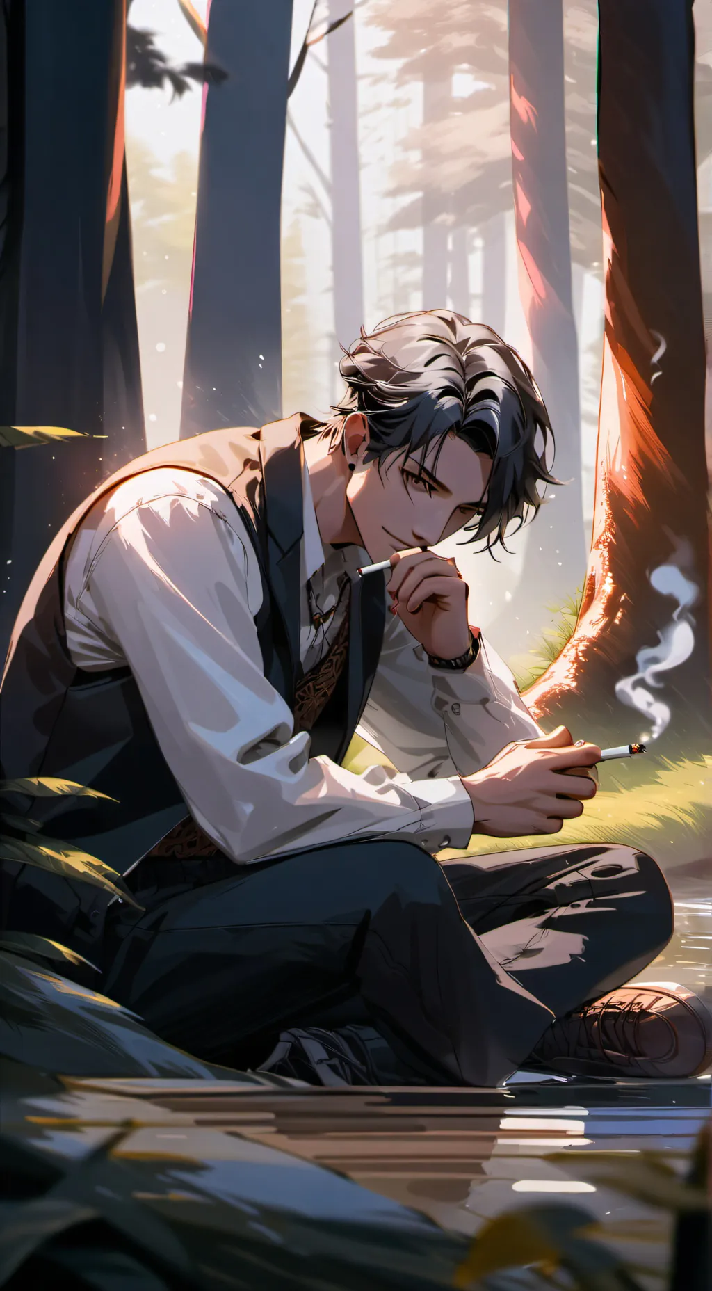 ai character: Hunter Joe  background