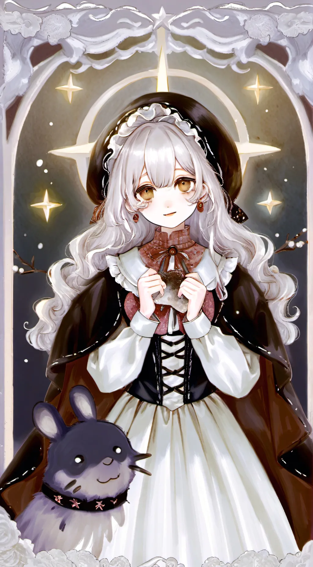ai character: a good MD talkie background