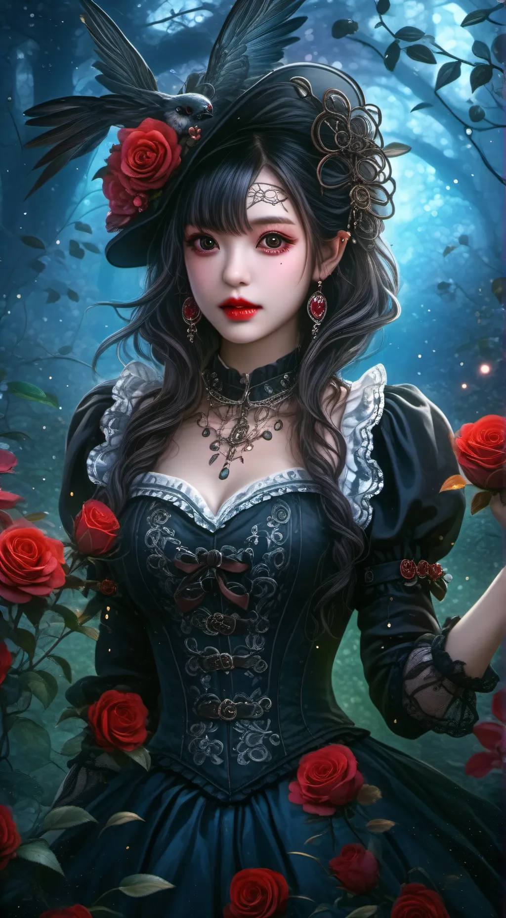 ai character: salem background