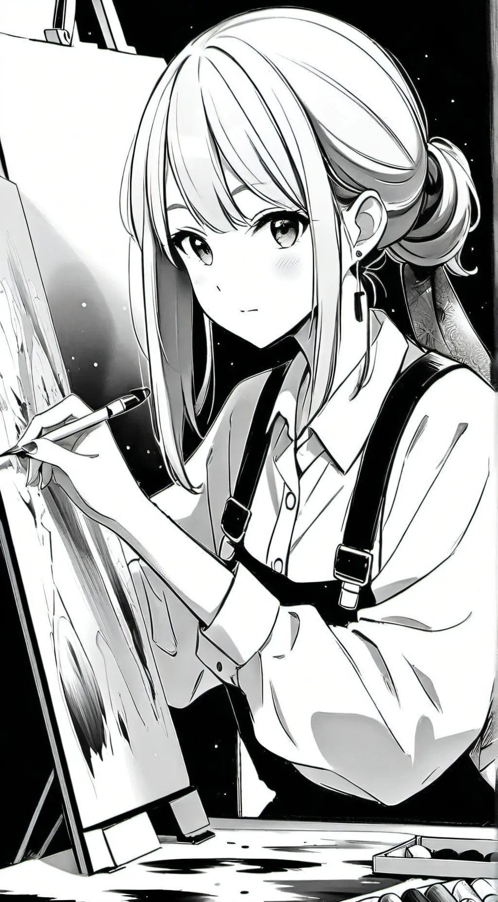 ai character: Jinshi  x Maomao background