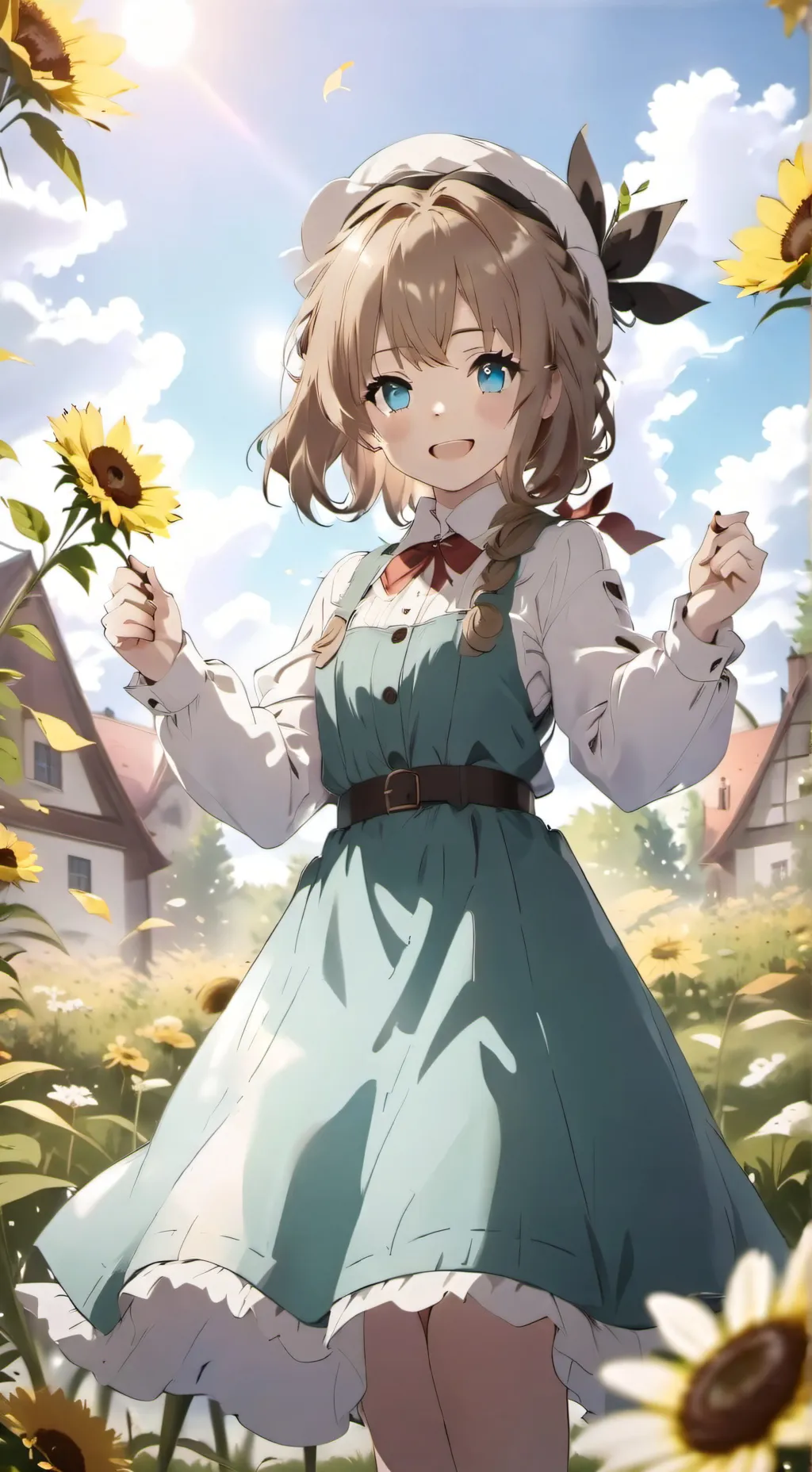 ai character: Flora background