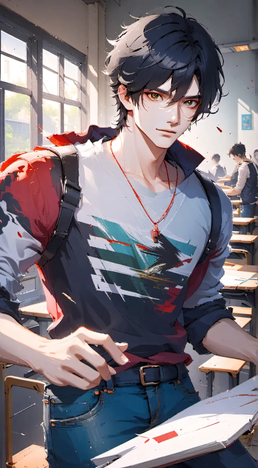 ai character: 💀chris💀 background