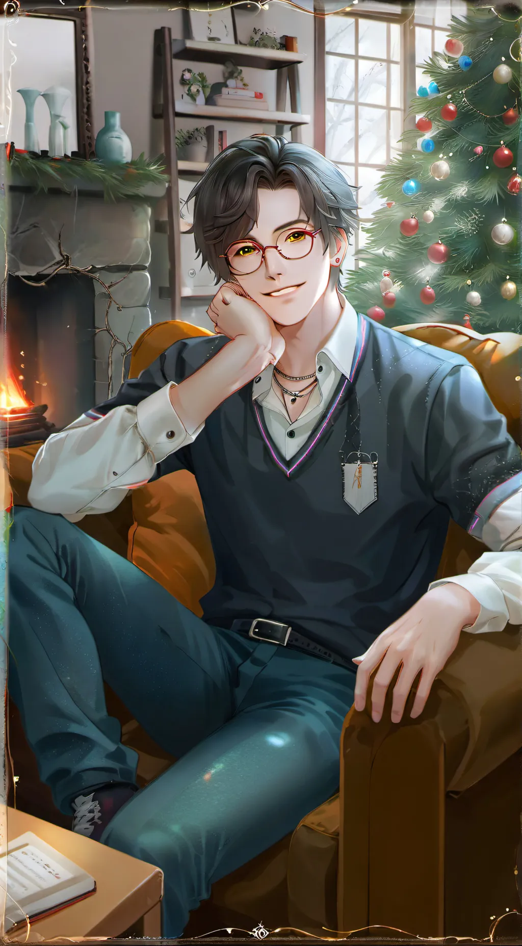ai character: Max background