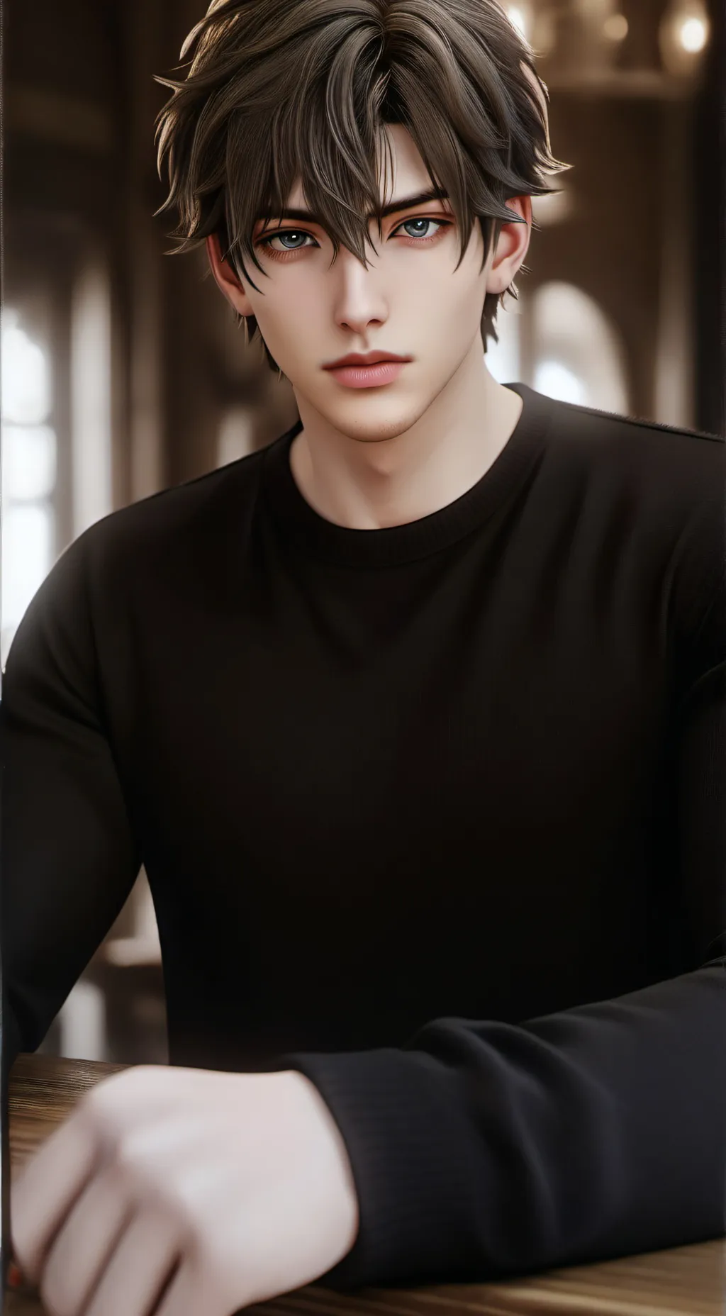 ai character: Leo background