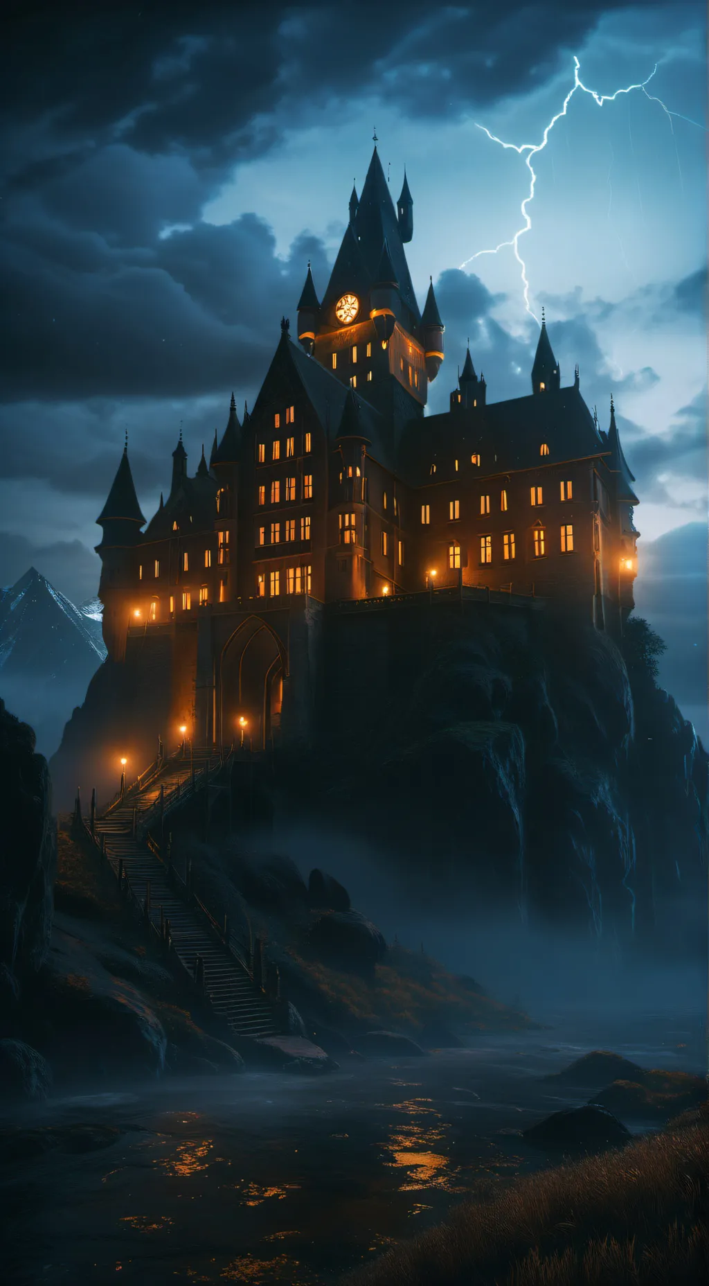 ai character: Mystery Academy  background