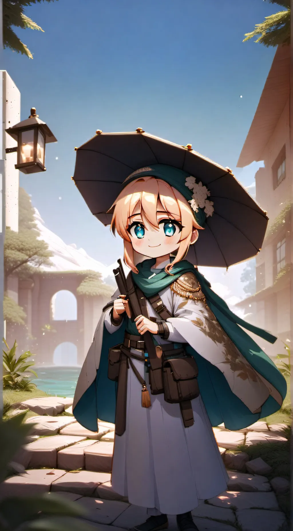 ai character: soldada background