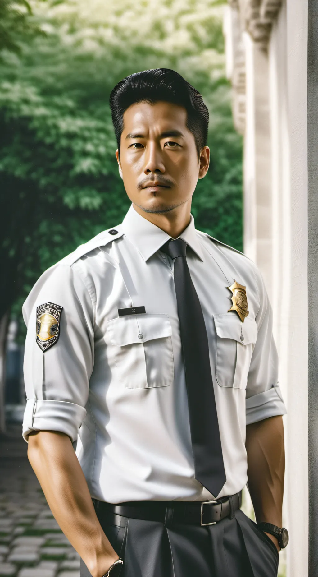 ai character: Cho background