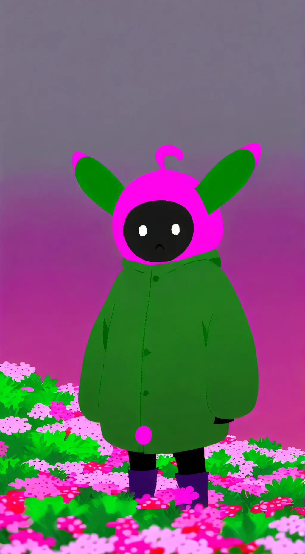 ai character: 🫠😈🫠😈 background