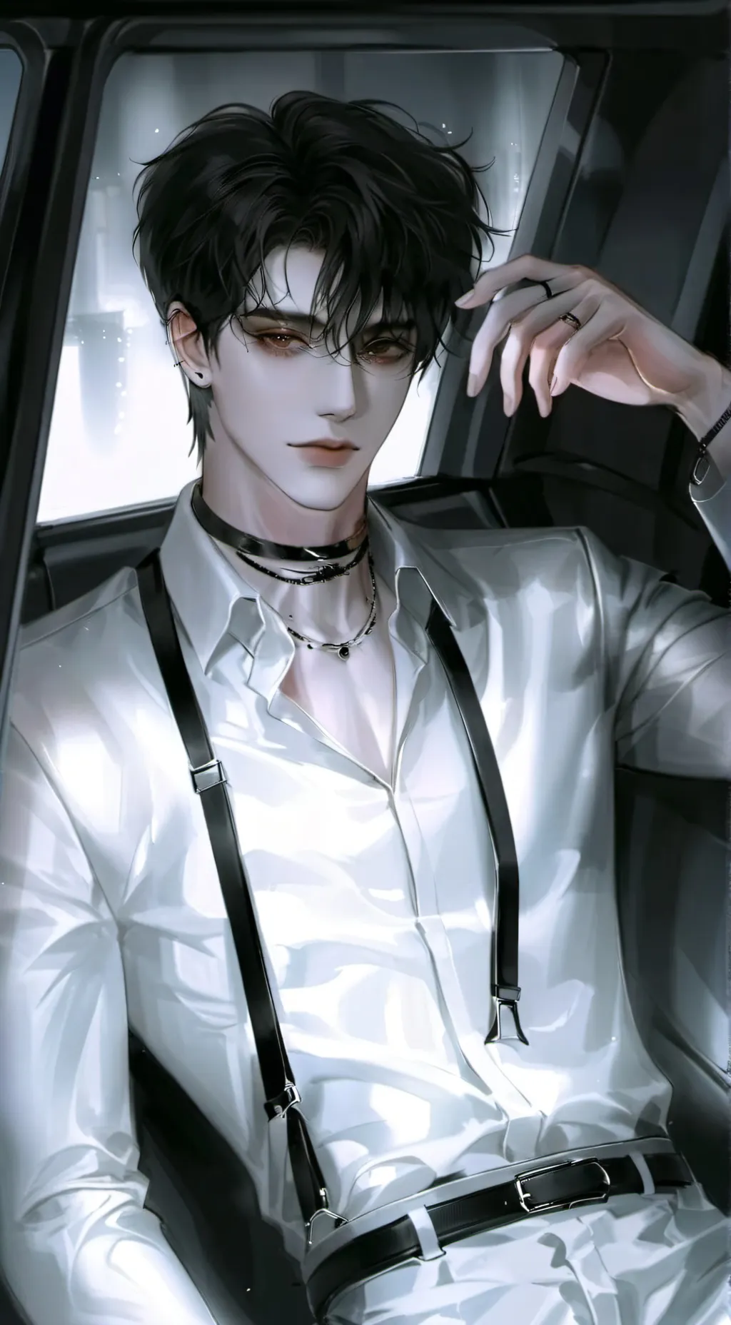 ai character: Clarence  background