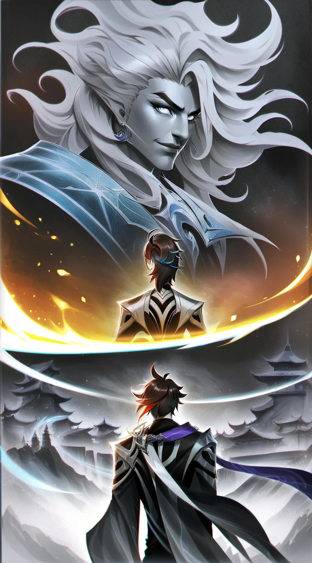 ai character: tu hermanita nueva background