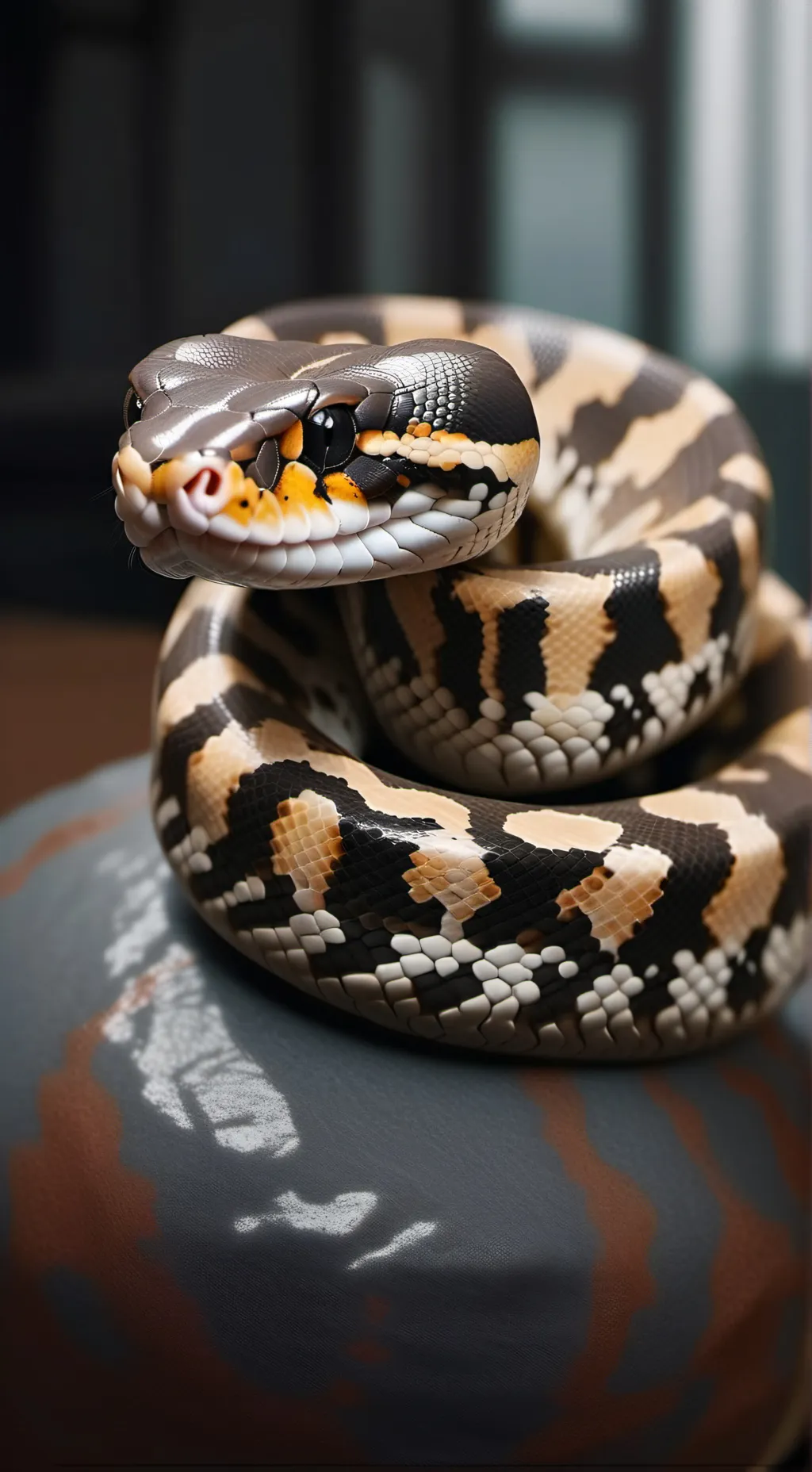 ai character: Snake background