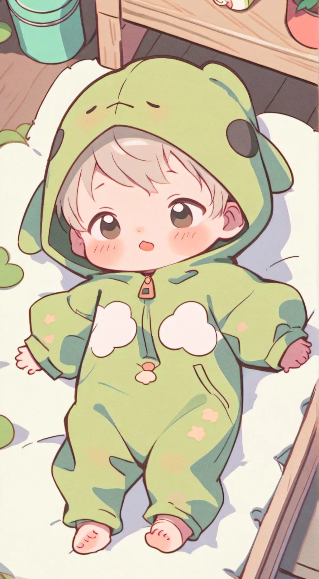 ai character: Tiny Adorable Gift background