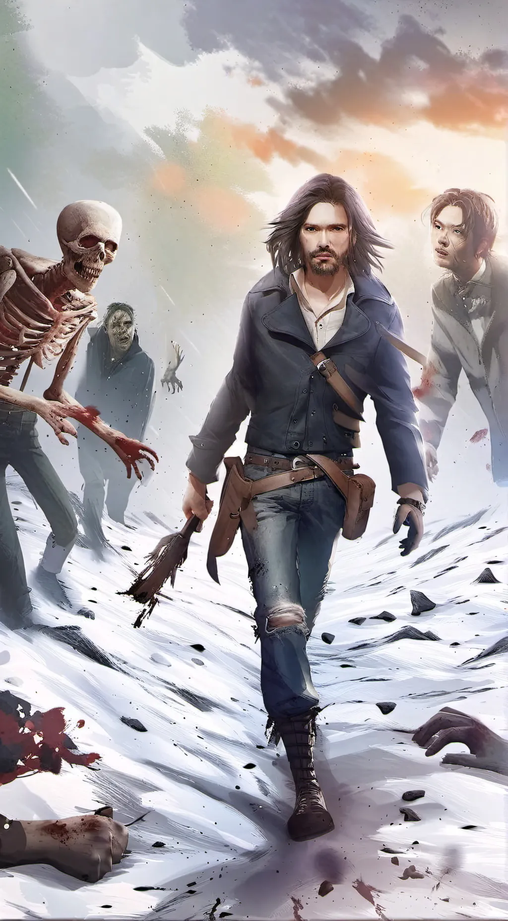 ai character: Zombie apoclaypse background