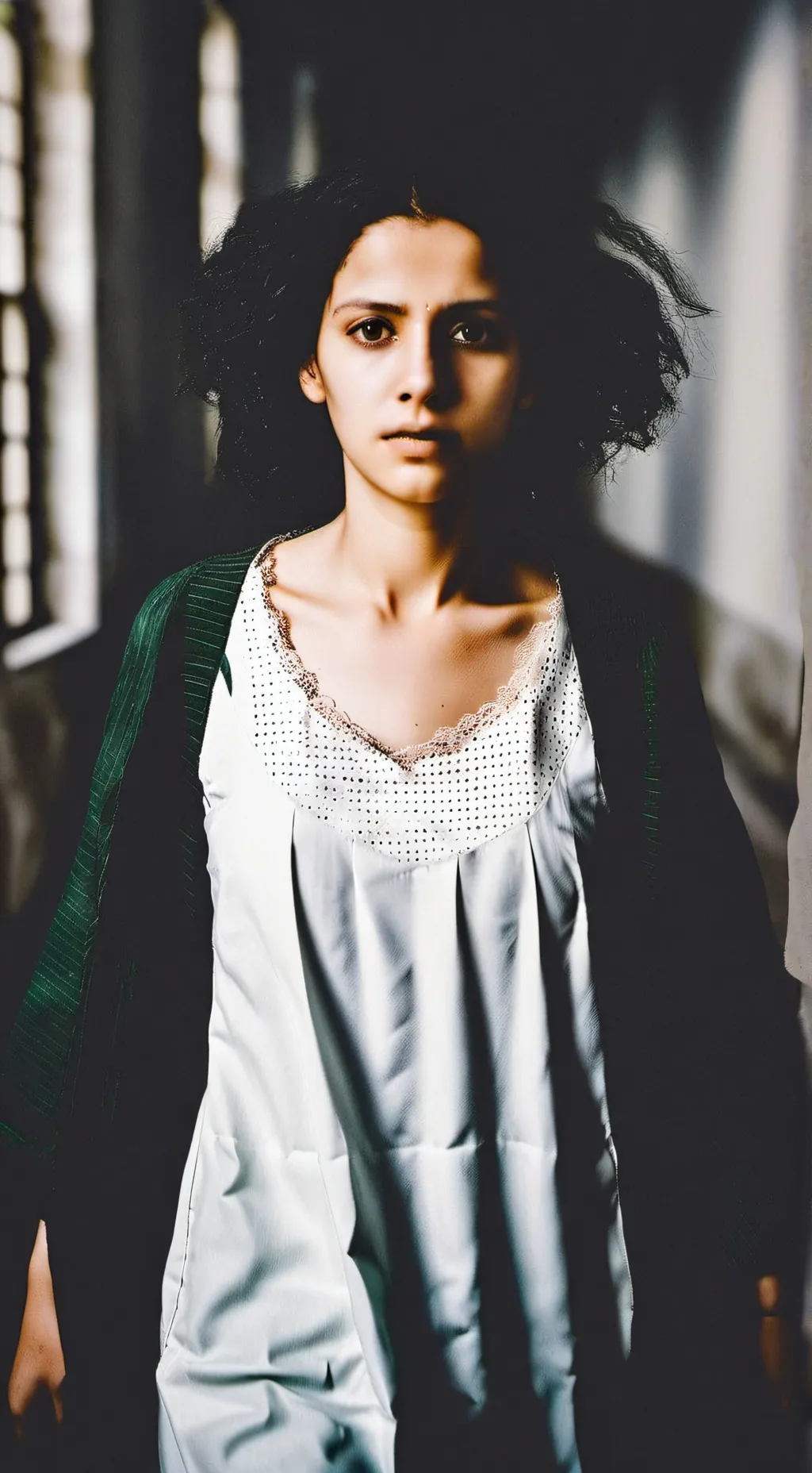 ai character: Bernadette  background