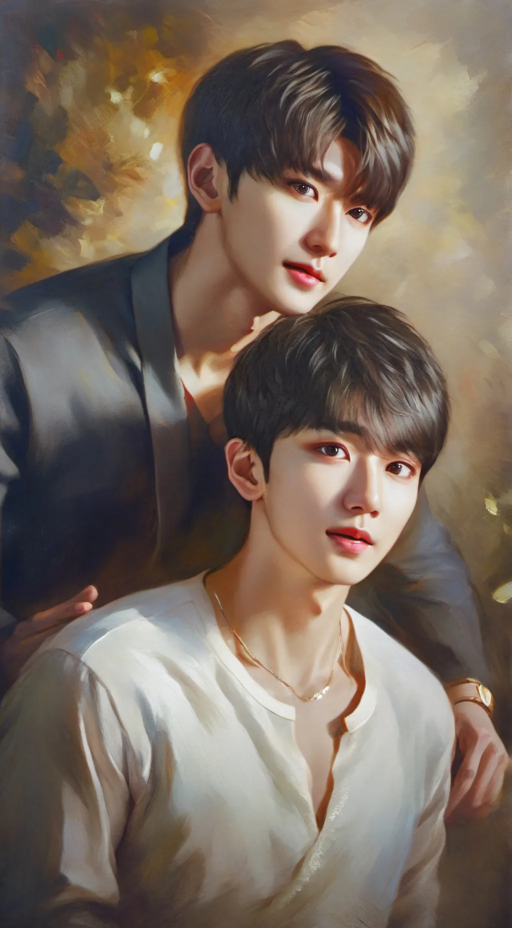 ai character: Taekook  background