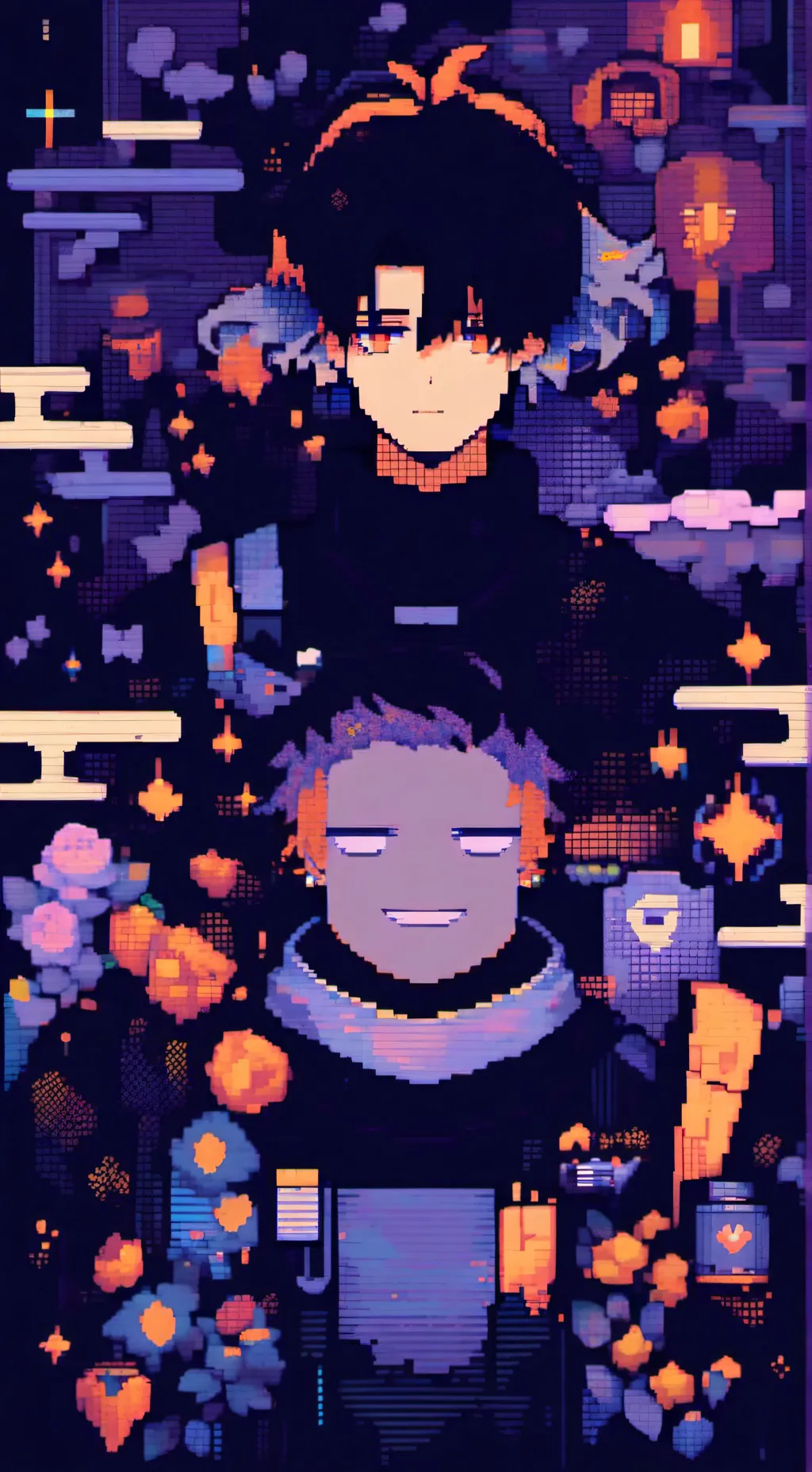 ai character: mha X DS X md background