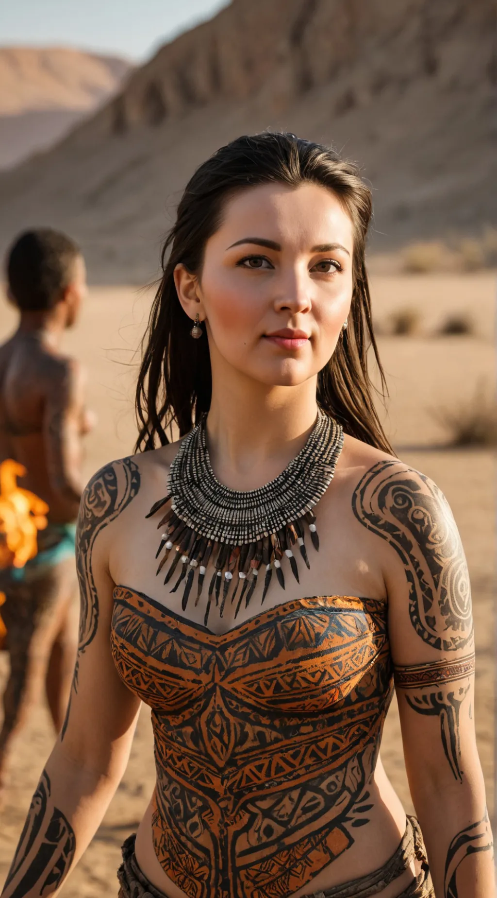 ai character: Tribal Alex background