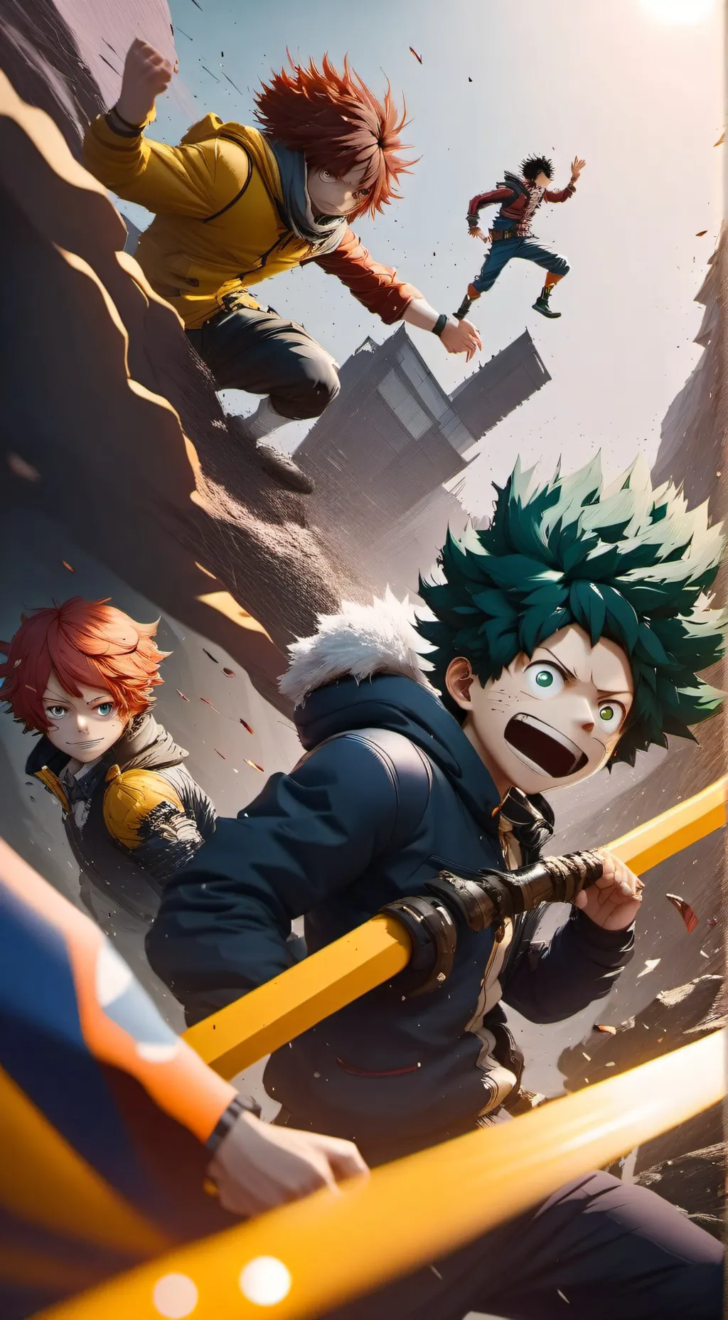 ai character: mha Heroes Rising background