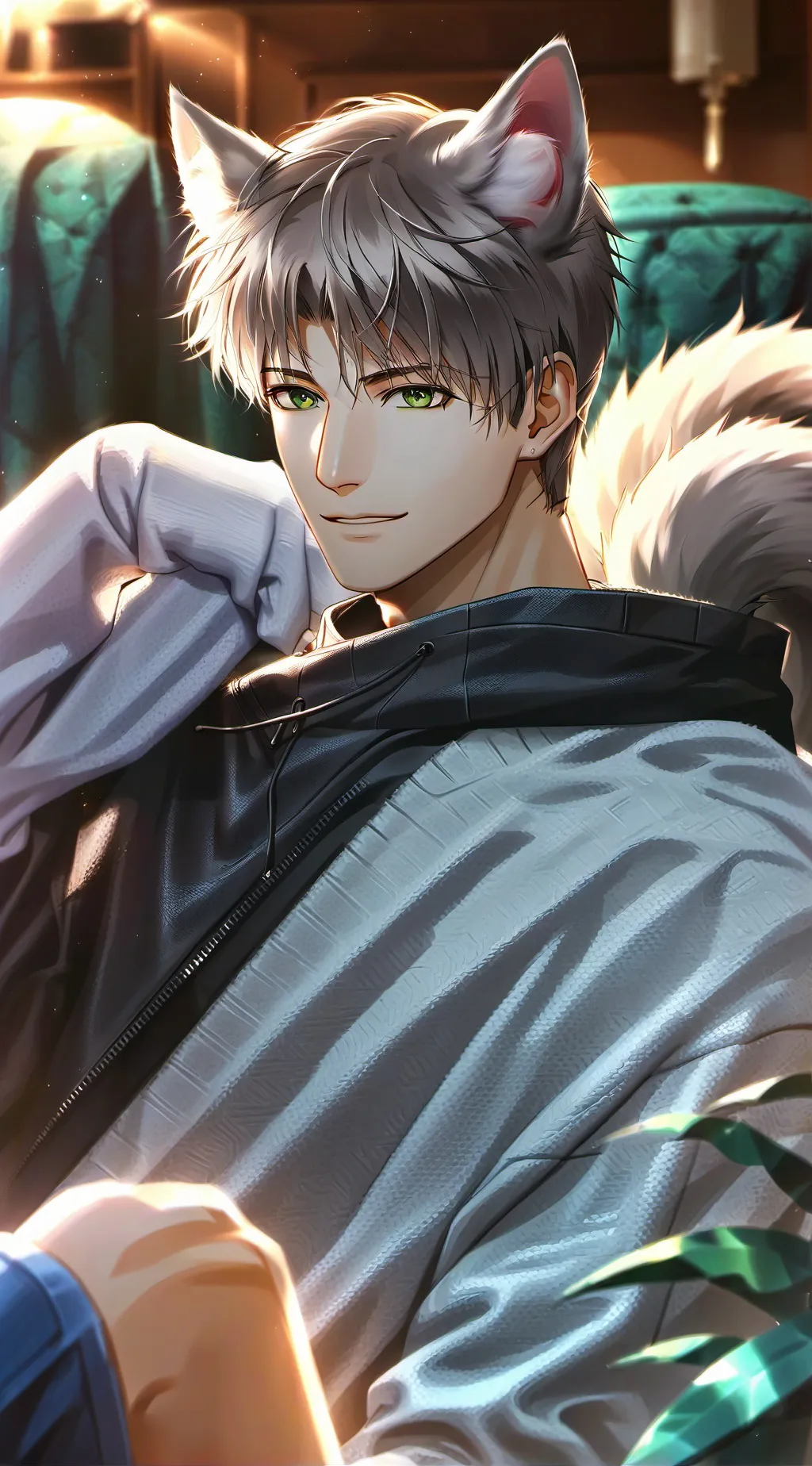 ai character: Whiskers  background